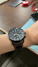 西鐵城（CITIZEN）手表男日韓表光動(dòng)能三眼黑盤(pán)日顯皮帶商務(wù)送婦女節禮物CA0695-17E 曬單實(shí)拍圖