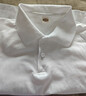 衣諾坊兒童polo衫長(cháng)袖T恤棉襯衫白色男女通用 白色長(cháng)袖 170碼 曬單實(shí)拍圖