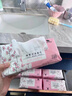 歐凱曼洗臉巾一次性潔面巾卸妝棉干濕兩用棉柔巾純棉面巾紙加厚擦臉巾 6包粉色珍珠紋（600抽） 曬單實(shí)拍圖
