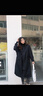 clotho Rennie品牌女裝風(fēng)衣外套女2026春秋新款韓版連帽寬松顯瘦工裝過(guò)膝中長(cháng)款 黑色 M 曬單實(shí)拍圖