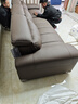 芝華仕（CHEERS）頭等艙意式極簡(jiǎn)真皮沙發(fā)大戶(hù)型簡(jiǎn)約客廳直排沙發(fā)頭層牛皮新品3133 真皮-進(jìn)口半青皮-摔紋-慕棕色-四人位3.01米 曬單實(shí)拍圖