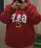 蓋璞Gap男女裝冬季紅色新年連帽印花抓絨衛衣美版767515 曬單實(shí)拍圖
