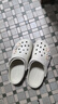 卡駱馳（crocs）男女鞋經(jīng)典洞洞鞋戶(hù)外休閑時(shí)尚潮流沙灘鞋涼拖鞋 10001-2Y2 37-38 曬單實(shí)拍圖