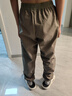 駱駝兒童長(cháng)褲秋冬加絨保暖軟殼褲秋褲休閑褲子中大童 曬單實(shí)拍圖
