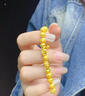 中國黃金（CHINA GOLD）黃金貔貅手鏈男士足金金錢(qián)轉運珠手串?huà)D女節生日禮物送男友老公 貔貅金錢(qián)珠手鏈  約3.1g 曬單實(shí)拍圖