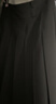 詩(shī)凡黎（‘S EIFINI）詩(shī)凡黎jk裙女新款少女解構黑色高腰顯瘦a字半身百褶裙女 深灰 L 曬單實(shí)拍圖