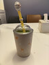 膳魔師（THERMOS）兒童保溫杯大容量水杯316l不銹鋼杯學(xué)生吸管杯運動(dòng)水壺喝水杯子 軟萌柯基隨行杯 360ml （含PP吸管） 曬單實(shí)拍圖