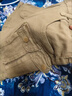 美式復古腰帶飾高腰大口袋工裝風(fēng)短褲A字大長(cháng)腿卡其色休閑褲熱褲 卡其色 L 曬單實(shí)拍圖