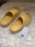 樸西新款EVA踩屎感厚底拖鞋女士居家室內情侶拖鞋男 黃色 37-38 曬單實(shí)拍圖
