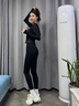 SIINSIIN楊冪同款鯊魚(yú)褲女外穿2026新款春季瑜伽褲收腹提臀打底褲 【春夏款】顯瘦黑 M （95-105斤） 曬單實(shí)拍圖