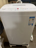統帥（Leader）全自動(dòng)波輪洗衣機 6KG超微凈魔方科技1.22高洗凈比 六維減震 輕柔羊毛洗不傷衣物 XQBL60-M20D0 曬單實(shí)拍圖