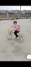 永久兒童自行車(chē)3-6-10歲可折疊小孩單車(chē)男女孩腳踏車(chē)寶寶童車(chē)自行車(chē) 奶油色-折疊/輻條輪 加粗閃光輪 14寸(建議身高90-105cm) 曬單實(shí)拍圖