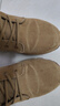 際華三五零五新式棕色作戰靴男夏季碳板作戰鞋超輕高幫耐磨訓練靴真皮登山鞋 棕色作戰靴【銅扣碳板頂配款】 40 (250mm) 【原廠(chǎng)正品 兩雙鞋墊】 曬單實(shí)拍圖