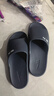回力拖鞋男女涼拖鞋抑菌防滑浴室內外穿軟彈涼拖鞋HL0397藏青42-43碼 曬單實(shí)拍圖