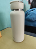 樂(lè )扣樂(lè )扣（LOCK&LOCK）清新提環(huán)保溫杯戶(hù)外隨行保溫保冷杯男女便攜水杯子650ML象牙白色 曬單實(shí)拍圖