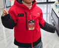 安踏兒童羽絨服男女童裝小童衣服2025年冬季保暖熱返六度芯冰甲外套 【男寶冰甲】新國旗紅-1 130 cm 曬單實(shí)拍圖