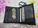 MUJI新款聚酯纖維錢(qián)包男士女士多功能證件包黑色新年情人節禮物 曬單實(shí)拍圖