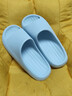 樸西夏季立體肌理涼拖鞋男士防滑環(huán)保EVA一體成形一沖即凈懶人涼拖 凈水藍 【凈澈凈水藍】 37-38 曬單實(shí)拍圖