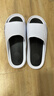 回力拖鞋男士厚底防滑浴室一字拖休閑外穿耐磨涼鞋SDJ-3A77 白黑40-41 曬單實(shí)拍圖