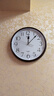 精工新品日本精工11英寸掃秒簡(jiǎn)約掛鐘家用免打孔臥室靜音鐘表直徑28cm 曬單實(shí)拍圖