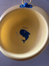 茶花 茶花歐鉑茲抗菌加厚卡通臉盆塑料腳盆洗PP嬰兒童大小臉盆 兒童洗漱盆【黃色】可懸掛 曬單實(shí)拍圖