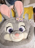 迪士尼（Disney）瘋狂動(dòng)物城朱迪萌友同行單肩包可愛(ài)玩偶包實(shí)用大容量兔子玩偶包 曬單實(shí)拍圖