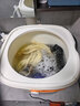 揚子集團半全自動(dòng)迷你洗衣機小型洗脫一體 內衣內褲洗衣機學(xué)生宿舍 嬰兒洗襪子機帶脫水租房半自動(dòng) 升級款12L白【藍光+CLE深度清潔+低音凈洗】 曬單實(shí)拍圖