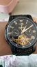 勞力士手表男士全自動(dòng)機械表瑞士原裝新款防水夜光商務(wù)專(zhuān)用男表 鋼帶全黑-送皮表帶 曬單實(shí)拍圖