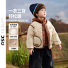 ASK JUNIOR【三防一衣三穿】加拿大鴨絨兒童羽絨服25冬季小童搖粒絨保暖男童 曬單實(shí)拍圖