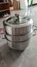 美廚（MAXCOOK）蒸鍋 304不銹鋼30CM三層蒸鍋 加厚復底湯鍋 燃氣電磁爐通用 曬單實(shí)拍圖