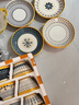 佩爾森（CERAMICS）北歐碗家用創(chuàng  )意高腳米飯碗陶瓷釉下彩餐具復古小碗吃飯斗笠碗 5英寸碗混色6個(gè)裝 曬單實(shí)拍圖