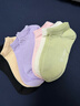 貓人6雙【100%純棉10A抑菌】女士襪子女夏季船襪女襪吸汗防臭短襪女 曬單實(shí)拍圖