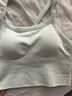 MAIA ACTIVE自帶杯免穿BRA休閑日常交叉肩帶背心運動(dòng)文胸瑜伽內衣女61BR17 水波綠 M 曬單實(shí)拍圖