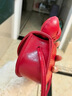 星昔兒童斜挎包2026女童卡通蝴蝶結小馬紅色寶寶單肩包兒童節生日禮物 紅色小馬 曬單實(shí)拍圖