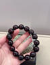 戚小米小葉紫檀手串男士轉運珠佛珠文玩貔貅手鏈滿(mǎn)金星盤(pán)玩血檀木手把件 小葉紫檀手串12mm【招財貔貅】 曬單實(shí)拍圖