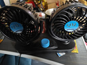 車(chē)贊（Chezan）車(chē)載風(fēng)扇雙頭12V24V通用升級USB口大貨車(chē)轎車(chē)汽車(chē)電風(fēng)扇大風(fēng)力 曬單實(shí)拍圖