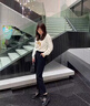 浪莎黑色西裝褲女新款小個(gè)子休閑褲寬松顯瘦哈倫褲職場(chǎng)通勤正裝西褲女 曬單實(shí)拍圖