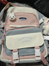 回力大容量書(shū)包女初中生大學(xué)生背包高中生小眾小學(xué)生三到六年級雙肩包 曬單實(shí)拍圖