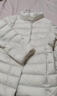優(yōu)衣庫女裝高級輕型羽絨茄克/輕暖便攜排骨羽絨478572 478572/01乳白色 S 曬單實(shí)拍圖