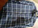 杉杉襯衫純棉磨毛男士長(cháng)袖保暖抗皺易打理親膚柔軟男裝春秋上衣 曬單實(shí)拍圖