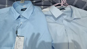杉杉【DP免燙】長(cháng)袖襯衫男純棉條紋春秋商務(wù)正裝全棉 淡藍條紋 39 曬單實(shí)拍圖