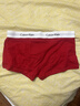 Calvin Klein內衣男士ck三條裝提花棉質(zhì)防夾臀低腰平角內褲 L 禮物 曬單實(shí)拍圖