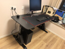 傲風(fēng)A4Pro電競桌實(shí)木電動(dòng)升降電腦桌辦公書(shū)桌子黑色1..6*0.7m 曬單實(shí)拍圖