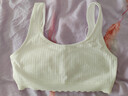 全棉時(shí)代內衣女文胸少女發(fā)育期兒童背心透氣 一階段 奶白 M（160） 曬單實(shí)拍圖