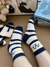 Jeep兒童襪子春夏季100%純棉10A抗菌防臭防螨男寶寶中筒青少年中大童 曬單實(shí)拍圖