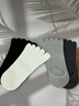 貓人【五指襪】男款春夏季薄款棉襪防臭10A抗菌吸汗運動(dòng)吸汗分趾短襪 曬單實(shí)拍圖