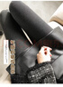 俞兆林高腰打底褲女200g秋冬外穿加絨加厚收腹螺紋顯瘦格雷系保暖連褲襪 曬單實(shí)拍圖