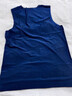 莫代爾2件裝冰絲速干背心男夏季外穿無(wú)痕薄款修身網(wǎng)格運動(dòng)寬肩無(wú)袖t恤 冰格背心V領(lǐng)黑色+藏青 2件 2XL 130-150斤 曬單實(shí)拍圖