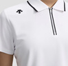 DESCENTE迪桑特WOMEN’S TRAINING系列女士短袖POLO衫 WT-白色 S (160/80A) 曬單實(shí)拍圖