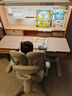 黑白調S2兒童學(xué)習桌Pro書(shū)桌兒童寫(xiě)字桌全光譜大路燈一體進(jìn)口實(shí)木山毛櫸  曬單實(shí)拍圖